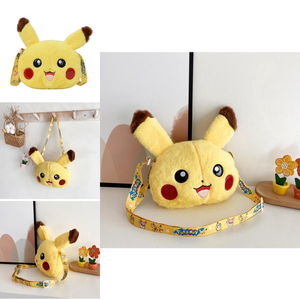 Cute Cartoon Pikachu Plush Wallet Bag Gift