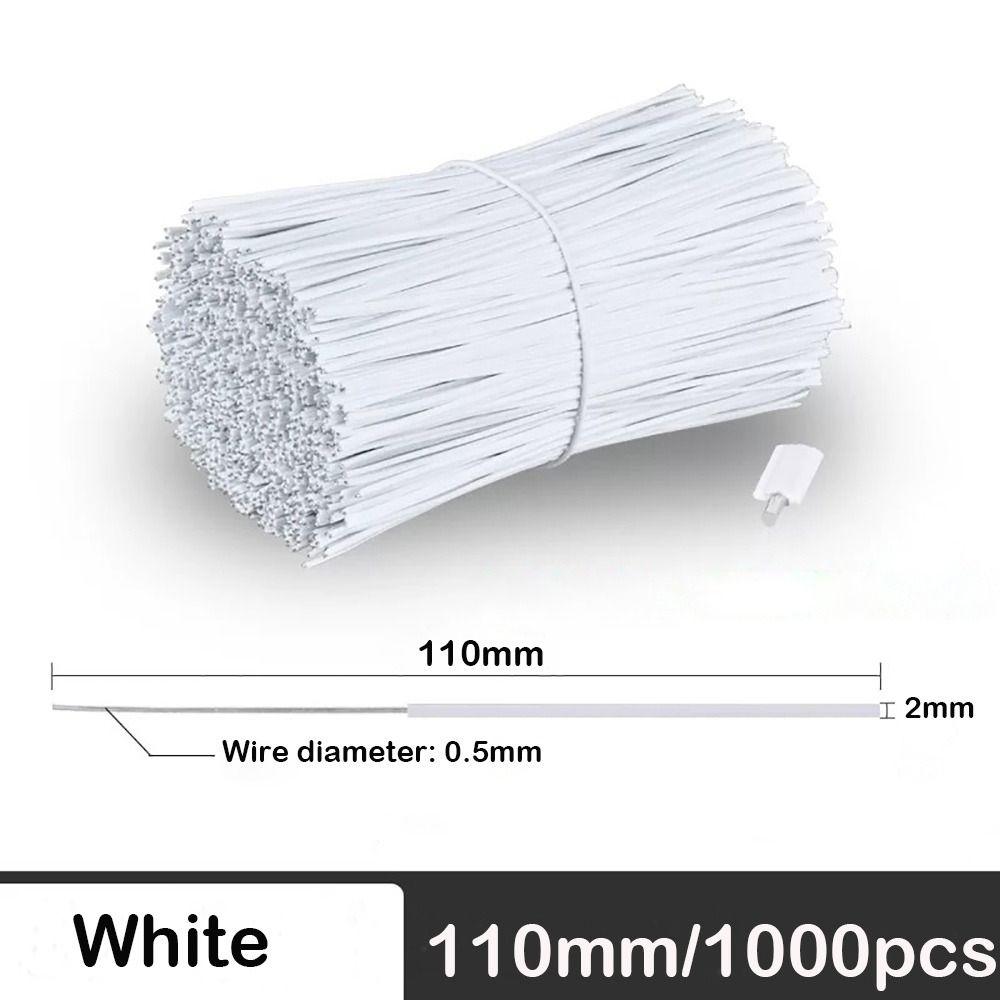 White Twist Ties Black Fix Strings Iron Wire Ties Cable Fasteners