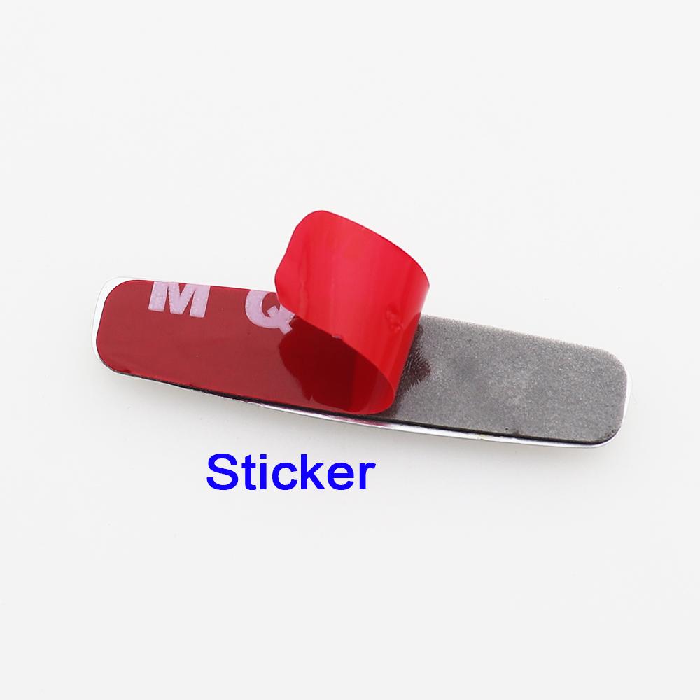 2pcs/1pair kia metal Car seat Emblem Car Internal Clips Console Decoration Badge Sticker Car Emblem styling Accessories rnqt40