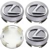 4pcs 62mm Lexus logo 3D car emblem Wheel Center Hub Cap auto Rim refit dust-proof badge covers sticker styling accessories AEK1