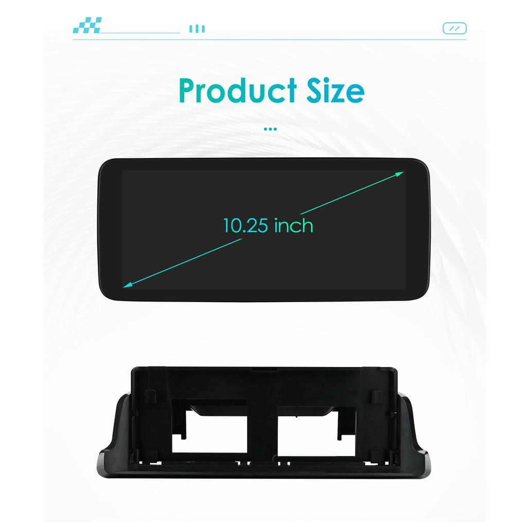 Hizpo Android 14 Octa Core Smart Car Systems поддерживает Carplay Android Auto для Mercedes Benz C-Class W205/GLC X253 2015-2018 NTG 5.0 интеллектуальный экран