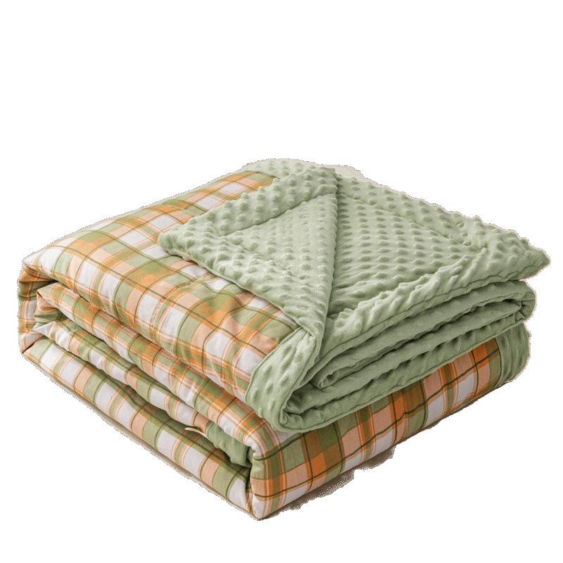 Стираный хлопок и лен, летние бобы, летнее прохладное одеяло, дышащее, тонкое одеяло с кондиционером для дома, одеяло с ворсом из ледяного шелка, летнее одеяло