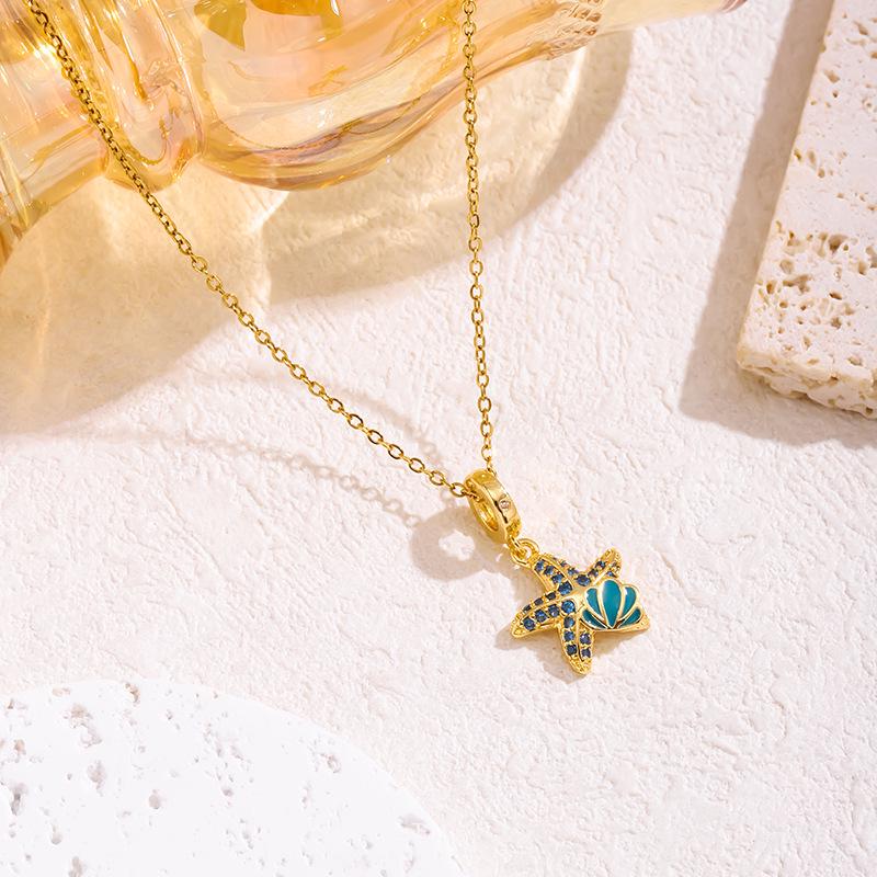 Trendy European & American Pendant Necklace with Camera, Lipstick, Bear, Airplane & High Heels Charms