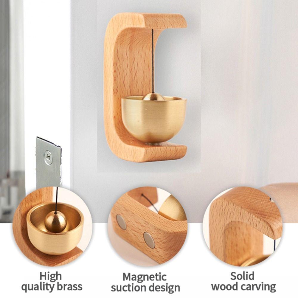 Decoration Wind Chimes Housewarming Gift Doorbell Shopkeepers Bell Wooden Bells Opening Door