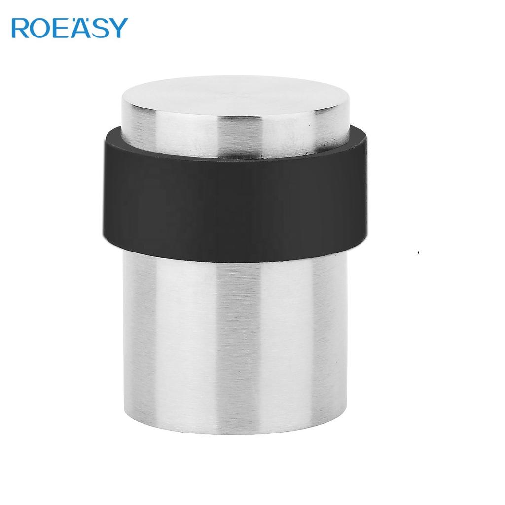 Roeasy Modern Stainless Steel 201 Floor Mount Door Stopper Durable Easy Installation 5-Year Warranty Commercial Hotel Use Model
