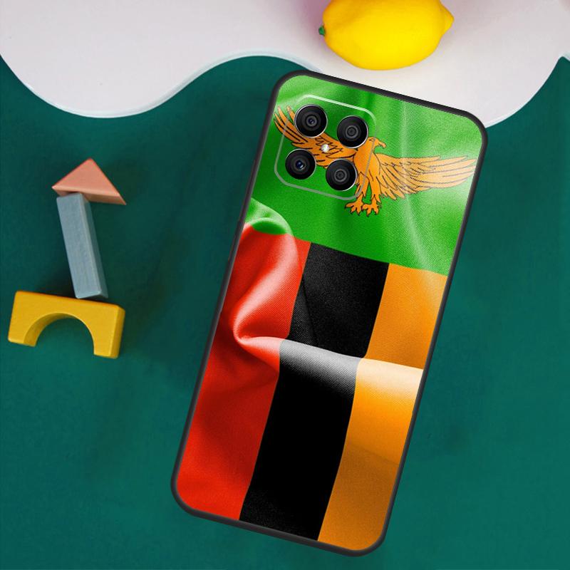 Чехол Флаг Замбии для Honor 200 Lite 50 70 90 X9a X8a X8 X9 X8b X9c X9b Honor Magic 5 6 Pro 7 Lite