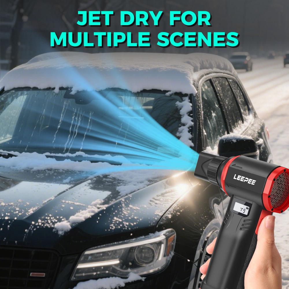 Brushless 2025 Cleaning Blower Tools 9 Gears Speed Adjustable High Speed 600000RPM Violent Fan Powerful Air Blower Handheld Turbo Jet Fan