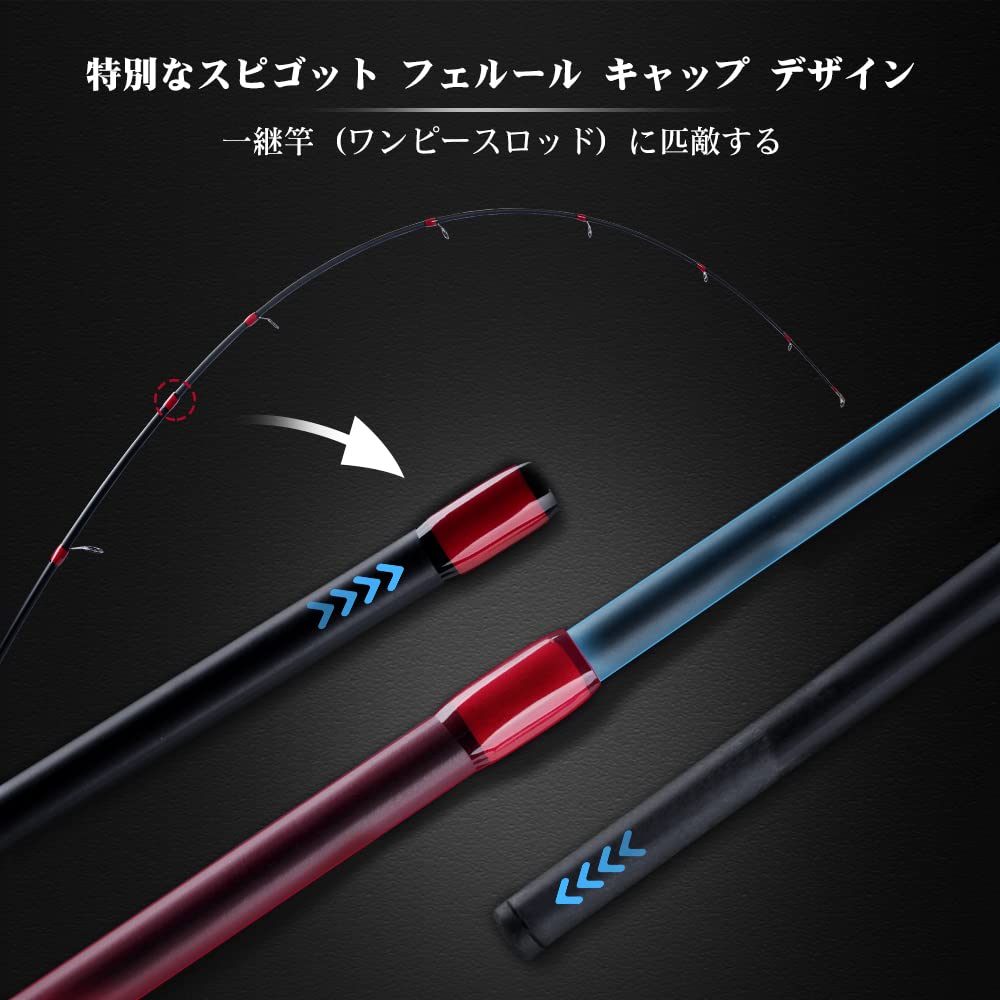 Goture 24T Carbon Spinning Fishing Rod 3M 602MS 2-Piece