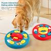 Interactive Pet Feeding Toy Rotating Dog Turntable Multi-use Pet Slow Food Bowl  Pet Food Dispenser