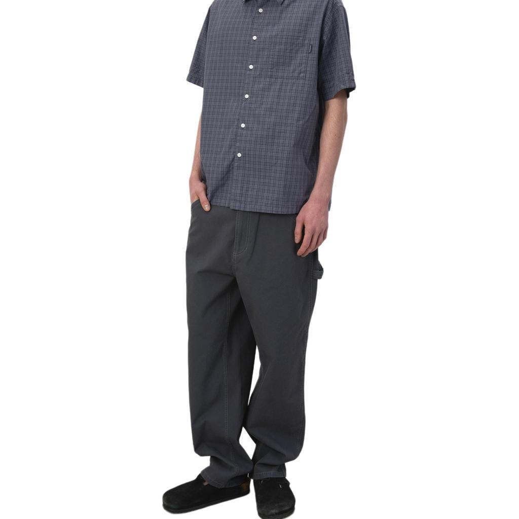 Thisisneverthat SS26 Washed Canvas Work Pant Faded Blue Unisex Pants TN261WPACP06FBL