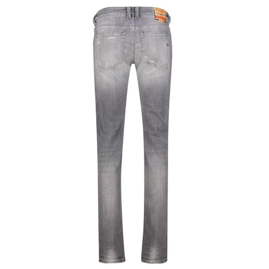 Diesel Mens 1979 Sleenker Faded Frayed Edge Jeans