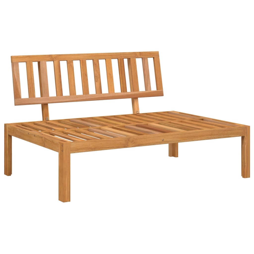 5 Piece Garden Sofa Set Made of Pallet Solid Acacia Wood