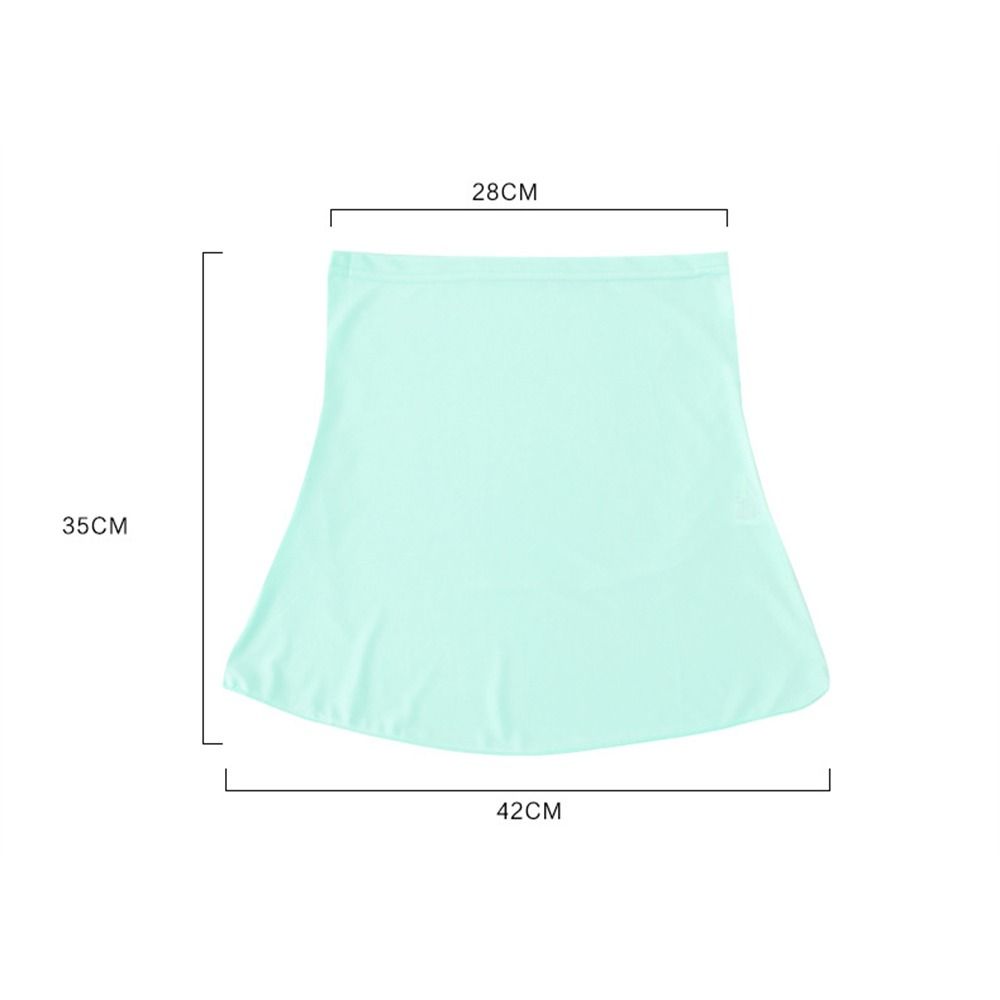 Бесследная маска Ice Silk Sunscreen Mask с дышащим покрытием для шеи, повседневное покрытие для лица, спорт