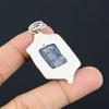 Daughters Day Sale Sterling Silver Sodalite Gemstone Wife Wedding Flower Pendant