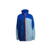 X Stella McCartney Color Block Pattern Printed Sports Jacket Women Jacket Blue HA8970