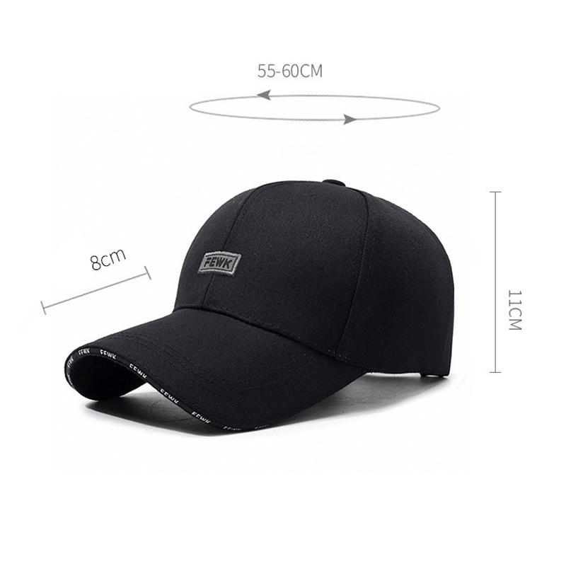 Spring Autumn Embroidered Letter Sun Hat Adjustable Baseball Cap for Men