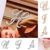 26 Crystal English Letters Brooch Pin Couple Memorial Jewelry Love Gifts