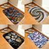 Black Pebble Printed Entrance Door Mat Non-slip Bedroom Balcony Bathroom Floor Mat Living Room Rug