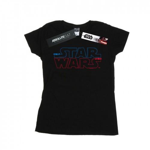 Star Wars Womens/Ladies Lightsaber Logo Cotton T-Shirt