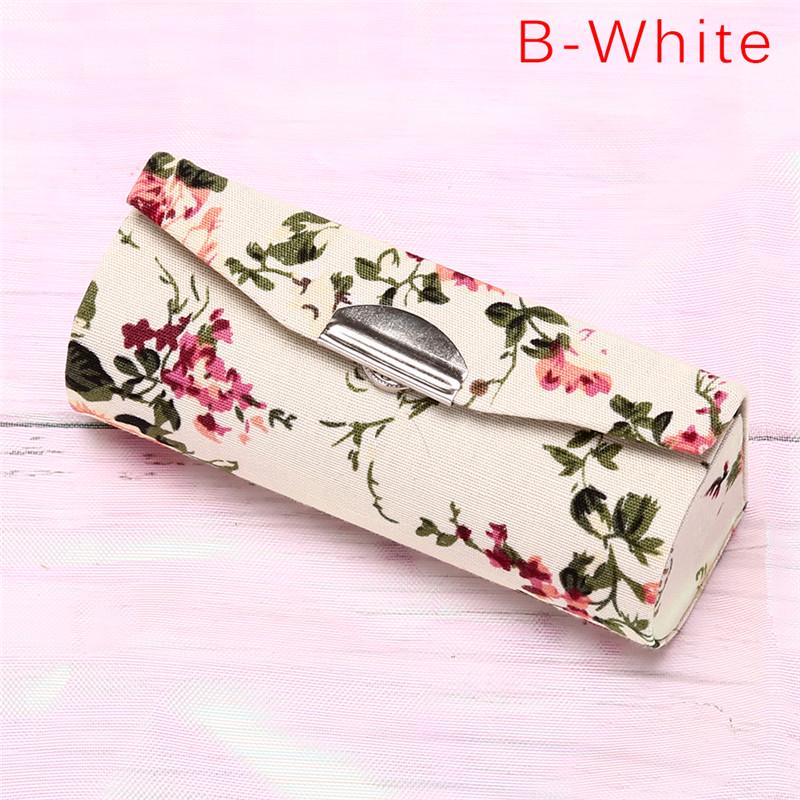 Lipstick Case Retro Embroidered Holder Flower Design With Mirror Packaging Box