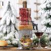 1PC Year Xmas Gift Home Decor Christmas Decoration Santa Claus Wine Bottle Cover Bags Elk Snowman