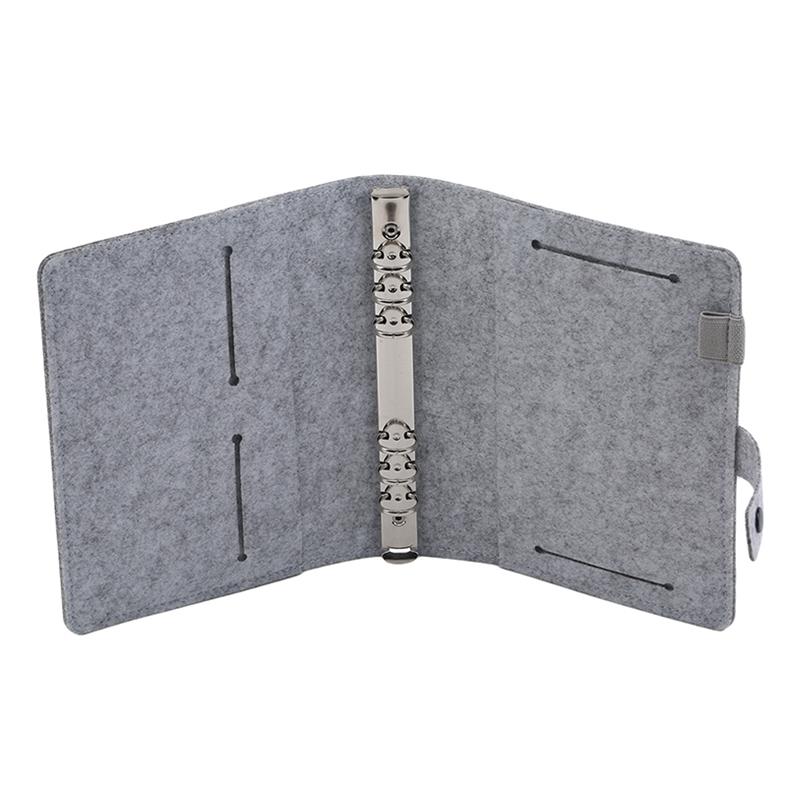 A5/A6 фетровый блокнот с отрывными листами, чехол для дневника, 6 отверстий, сменная обложка, переплет без внутренних страниц