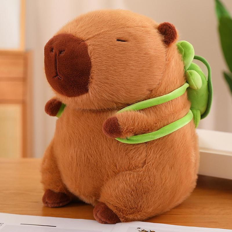 Capybara Doll Backpack Plush Toy Pillow Capybara Doll Rag Doll Capybala