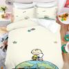Мультяшные комплекты постельного белья Снупи Покрывало Пододеяльник Наволочка Комплекты из 2-3 предметов Мальчик Девочка Украшение для дома Спальня