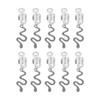 10pcs Alloy Beard Coil Snake Shaped Pendant DIY Dreadlocks Spiral Hair Coils Spring Pendant