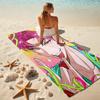 1pc KPop Demon Hunters27 Beach Towel, Comfortable and Thick, and Swimming/Bath/Picnic/Camping Towel, Suitable for Seaside Beaches