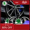 Car Sticker Skoda 2026 Hot 4Pcs 56mm Car Hub Cap Badge Logo Decal For Skoda Octavia KAMIQ KODIAQ SUPERB RAPIDFABIA YETI Wheel St