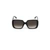 GUCCI Plate Frame Square Sunglasses Unisex Black (Unisex) Sunglasses GG0632SA