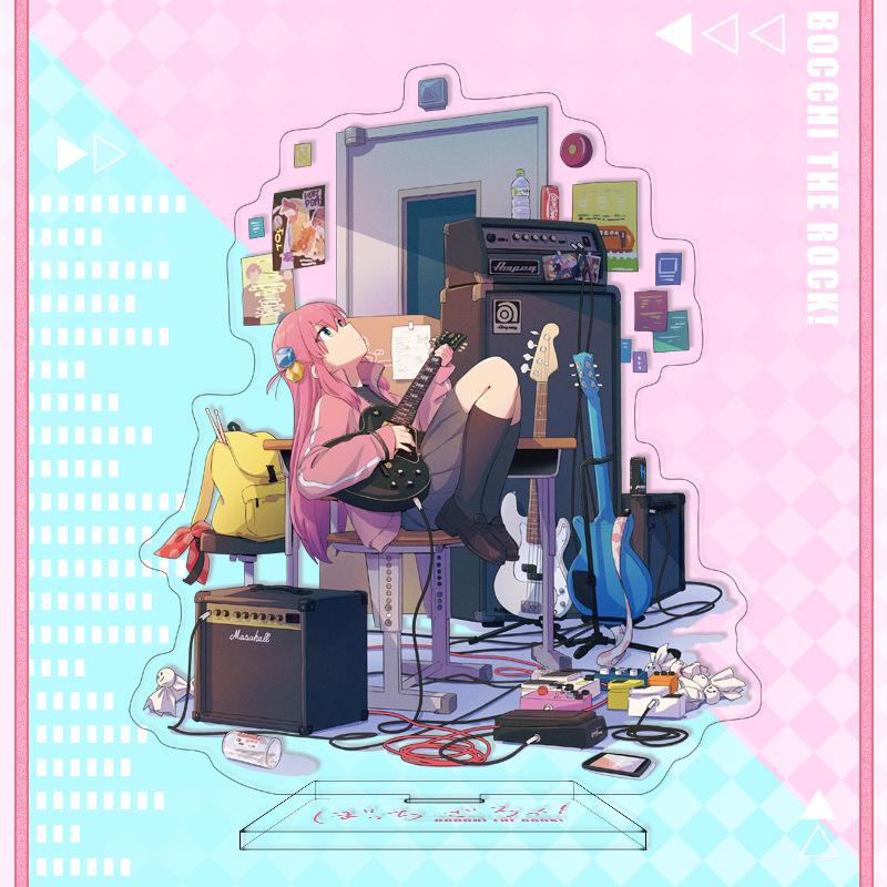 Подставка для модели аниме Bocchi The Rock Girls, Gotou Hitori Ijichi Nijika Yamada Ryo Kita Ikuyo, держатель для стенда