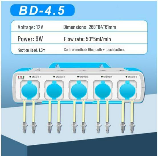 Jebao DP2/3/4 Автоматический перистальтический дозирующий насос для морской воды Расширение (DP3S/DP4S)