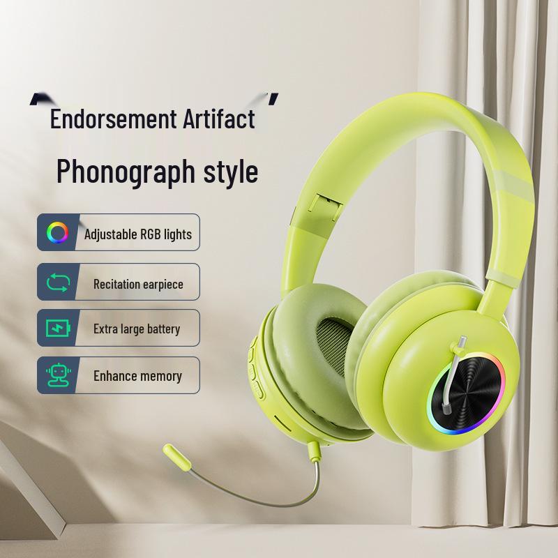 KE-29 RGB Bluetooth Накладные и Внутриканальные Ретро-Наушники