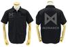 Godzilla King of the Monsters MONARCH Patch Base Work Size L Shirt, Black,