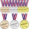 Dancing Gold Silver Bronze Medals Sports Game Plastic Competition Prizes Outstanding