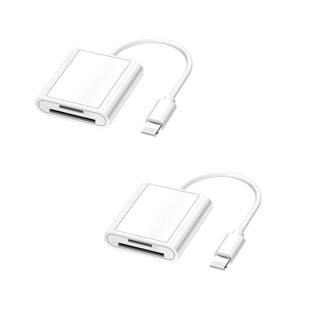 Многофункциональный адаптер для карт памяти SD TF для iPad Pro, Macbook и других планшетов.