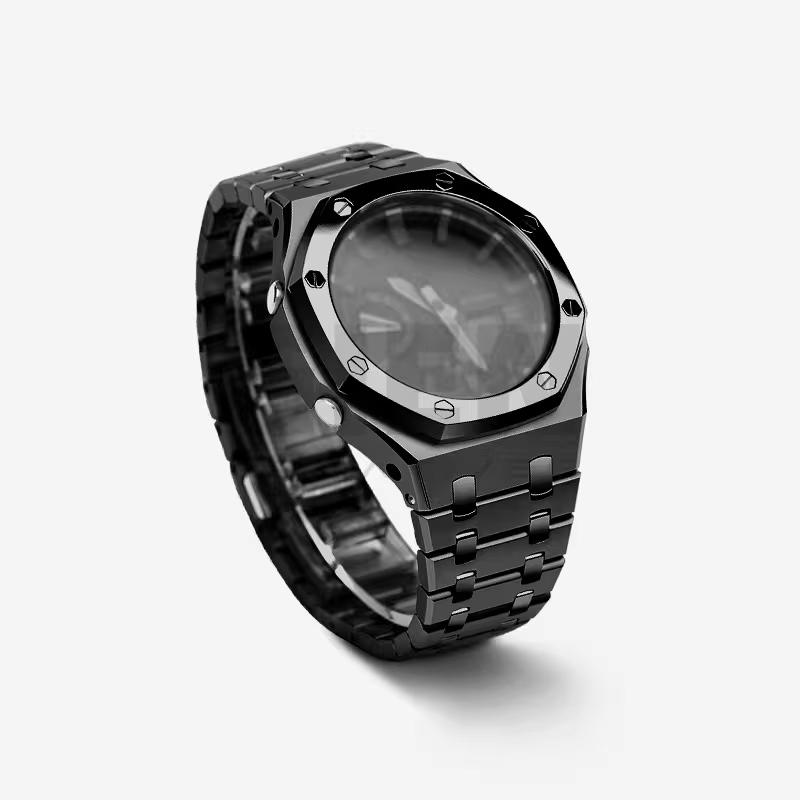 Комплект ремешка из нержавеющей стали 316L Для Casio G-SHOCK farm oak GA2100/GA2110 GA-2100 GA-B2100 металлический корпус ремешок мужской браслет