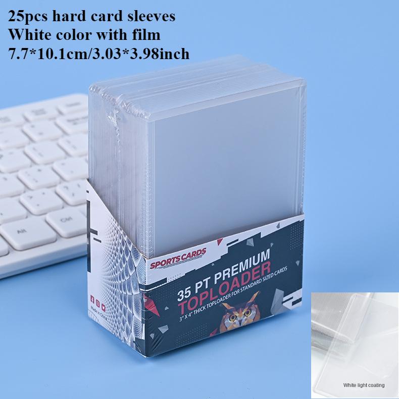 3"X4" Карманчики для карт Топ-лоадеры Бейсбольные Коллекционные Спортивные Футбольные Защитные кармашки Жесткий пластик Топ-лоадер Держатель карт Пенни-слив