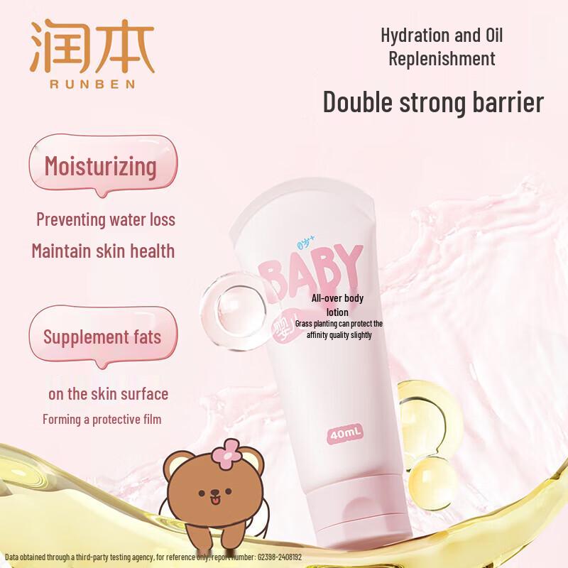 RUNBEN Gentle Care Baby Skincare Gift Set