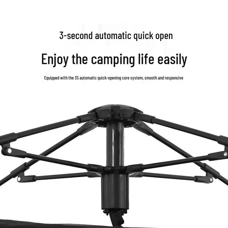 Black Dog Automatic Pop-Up Camping Cabin Tent