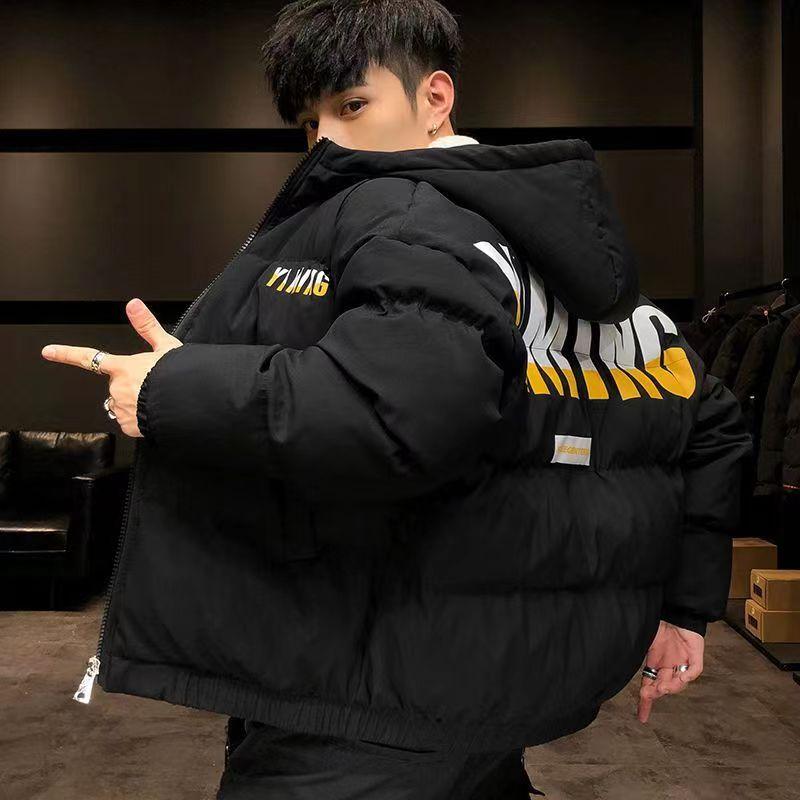 Winter Parka Men Padded Jacket Warm Puffer Jackets Outdoor Hooded Thickened Parka Coats