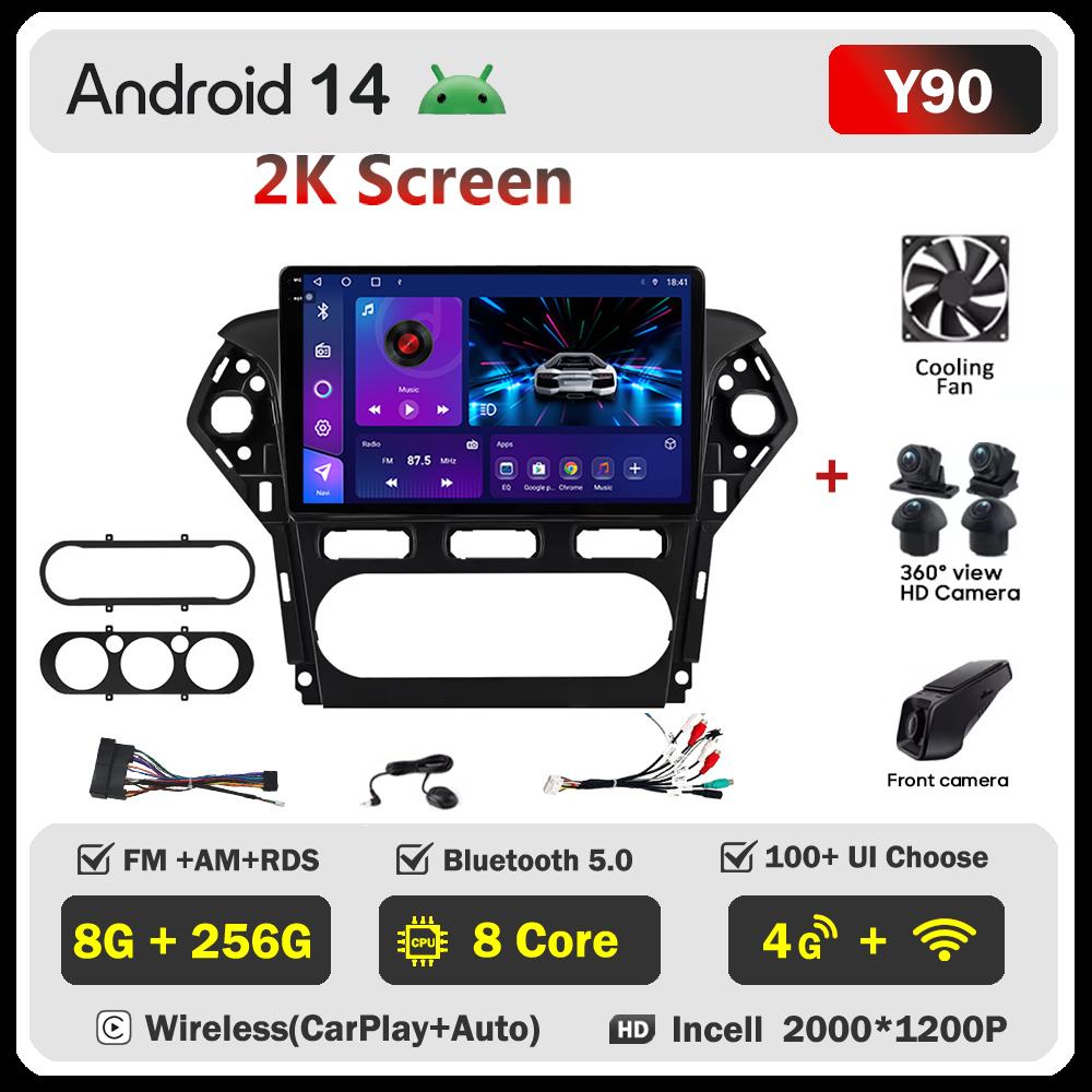 Для Ford Mondeo 4 mk4 2010-2014 автомобильный радиоплеер Car Carplay экран Autoradio Mirror Link автомобильные интеллектуальные системы сенсорный экран