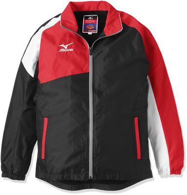Теннисный разминочный топ XS, 62JE6503, Детский, Черный/Китайский красный,