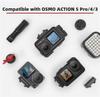 Адаптер-основание камеры для DJI Osmo Action 5 Pro/Action 4/Action 3 Магнитный холодный башмак Подвес Быстросъемная база расширения Аксессуар