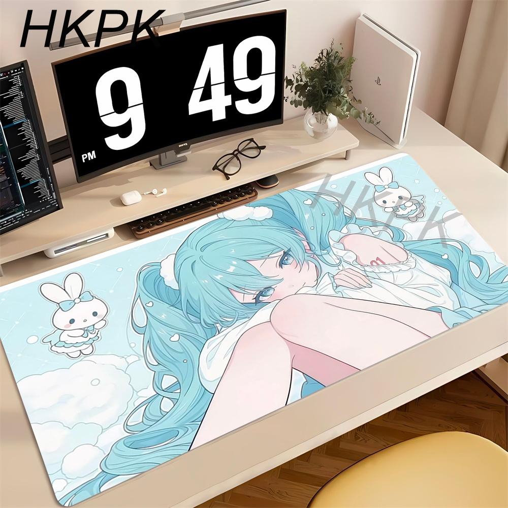 Mouse Pad H-hatsune Miku Multi Mousepad Large Size Gamer Keyboard Desk Mats Extended Mausepad Office PC Gaming Accessories Mat