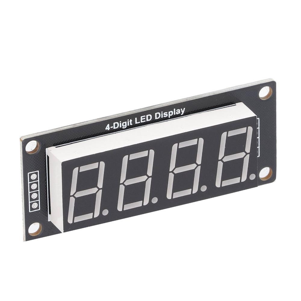 4Pcs 0.56 Inch Digital Tube LED Display 4 Bits 7 Segments PCB Clock Module Clock Projects