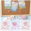 10/20/30Pcs 3D Board Push Pin DIY Thumb Tacks Home Decoration Sakura Pushpins  Stationery