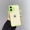 Роскошный ночник Светящийся прозрачный чехол для iPhone 16 15 14 13 12 11 Pro Max Plus Флуоресцентная рамка Мягкий ТПУ бампер